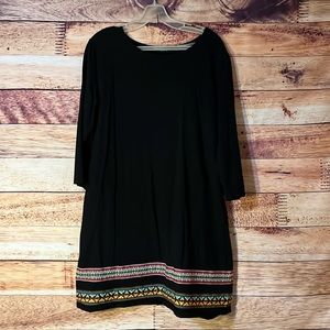 Thanth dress with embroidered hem. Size XL